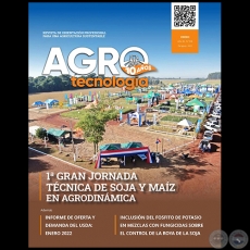 AGROTECNOLOGA  REVISTA DIGITAL - ENERO - AO 10 - NMERO 128 - AO 2022 - PARAGUAY